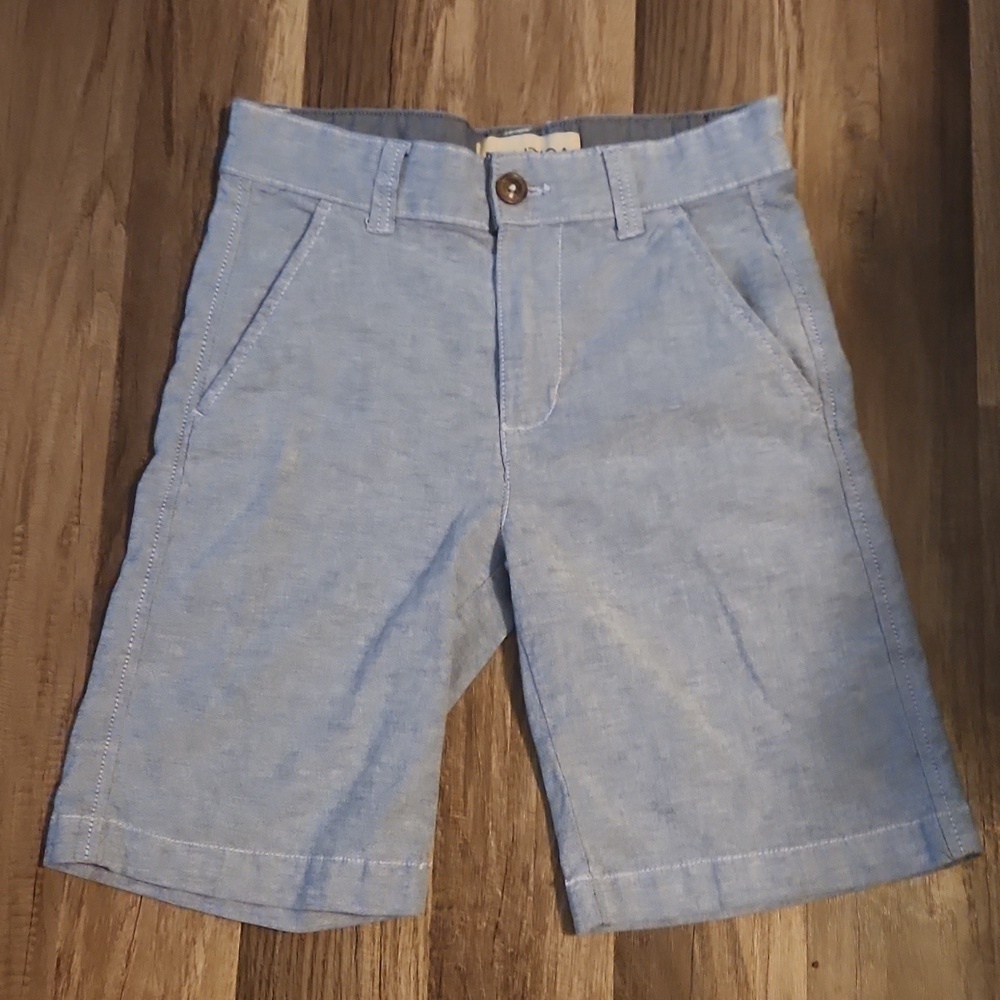 Nautica Dress Shorts Boys Size 10 Light Blue